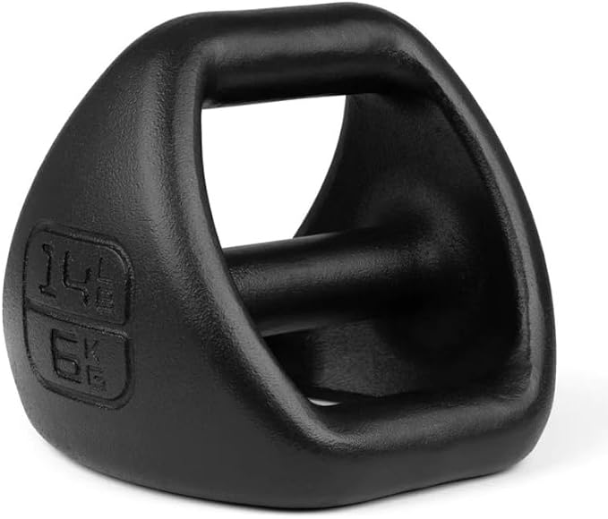 TRX YBell Pro Series 3-in-1 Dumbbell, Kettlebell and Push Up Stand Workout Equipment | Commercial Grade Powder Coated Surface | Perfect for Strength Training & Conditioning Workouts