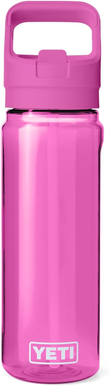 YETI Yonder 750 ml/25 oz Water Bottle with Yonder Straw Cap, Wildflower Fuchsia