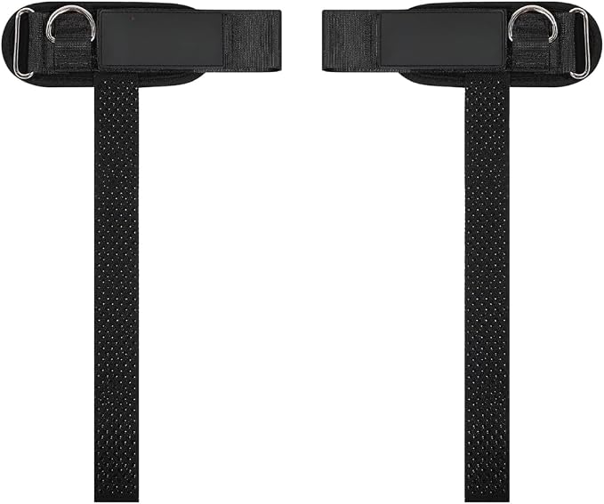 Ekkovision EKKO Weight Lifting Straps With Cuffed D Ring, Wrist Support for Men, Heavy Duty Thick Comfortable Lifting Straps, Secure Fit, Enhanced Grip, Straps for Weightlifting & Gym Training