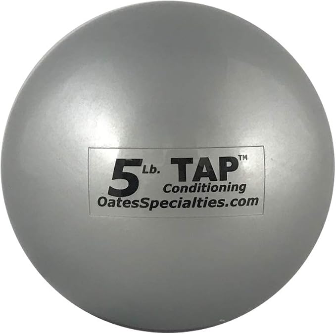 TAP Conditioning Mini-Medicine Ball | Used As a Replacement for Small Dumbbells | Used for Indoor Shot Put (Training Only) | Increase Grip Strength | Use for Slams, Tosses, and Throws