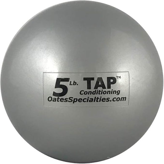 TAP Conditioning Mini-Medicine Ball | Used As a Replacement for Small Dumbbells | Used for Indoor Shot Put (Training Only) | Increase Grip Strength | Use for Slams, Tosses, and Throws