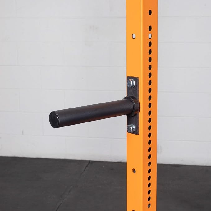 Titan Fitness X-3 Series 80" Orange Bolt-Down Power Rack, 36" Depth, Rackable 1650 LB Cage, 1.25" and 2" Pull Up Bars, Standard J-Hooks, Weight Plate Holders, Weightlifting and Strength Training