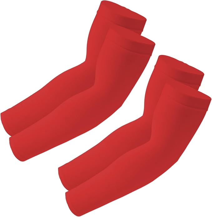 SHEVERCH Cooling Arm Sleeves Sun UV Protection Compression for Men Women | 2Pairs, UPF 50, Sports Compression,Tattoo Cover Up ,Fittness,Baseball,Basketball,Cycling,Hiking,Football,Outdoor