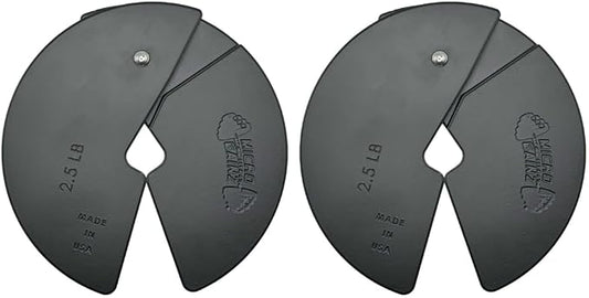 Micro Gainz 2.5LB Dumbbell Fractional Weight Plates, 2-Piece
