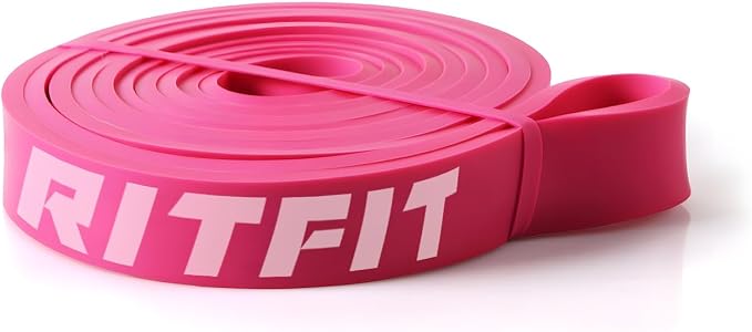 RitFit Pull Up Assist Band in Natural Latex for Stretching and Mobility | Resistance Band,Eco-Friendly Latex, Pull-Ups Powerlifting, Physical Therapy Rehab, Full-Body Training, Mobility Training