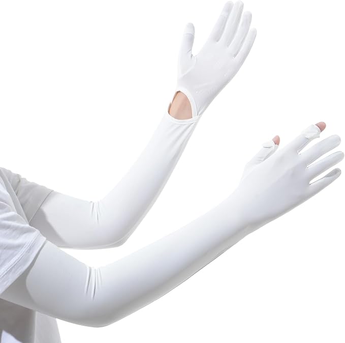 Women Driving Gloves, UV Protection Sun Gloves, Touchscreen Full Finger | UPF 50+ fabric blocks 99% UV rays, protecting hands during driving, cycling, fishing, hiking and outdoor activities