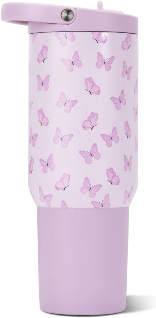 HydroJug Sport 20 oz Insulated Stainless Steel Water Bottle, Flutter