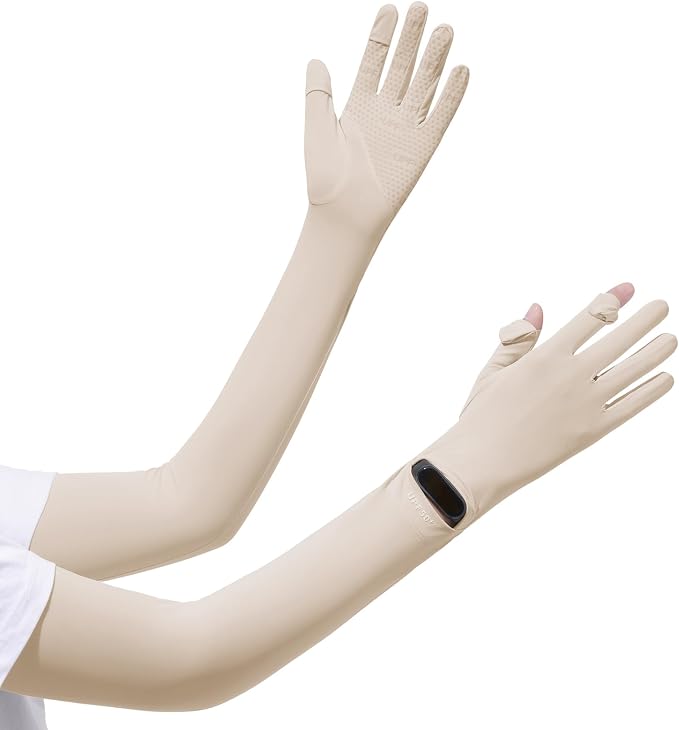 Women Driving Gloves, UV Protection Sun Gloves, Touchscreen Full Finger | UPF 50+ fabric blocks 99% UV rays, protecting hands during driving, cycling, fishing, hiking and outdoor activities