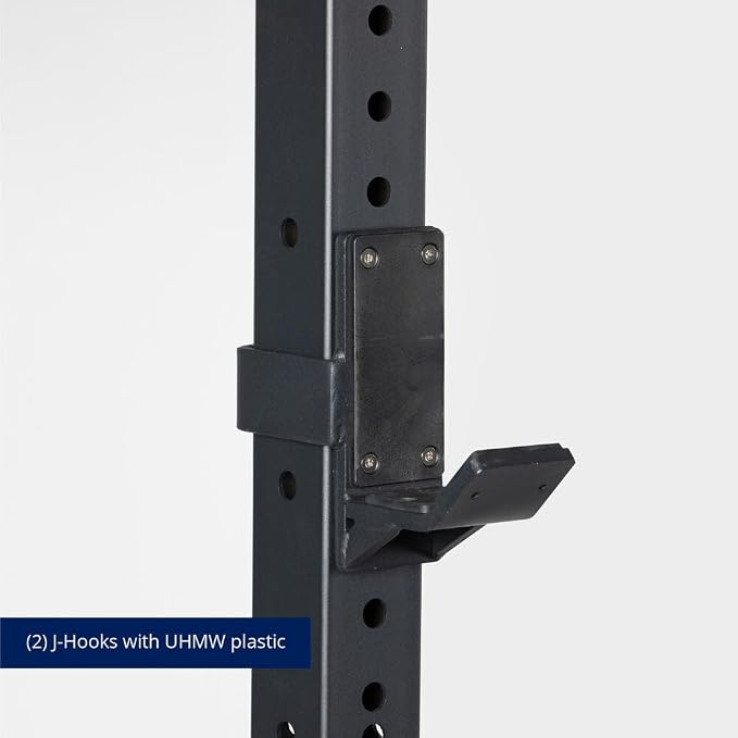 Titan Fitness X-3 Series 80-inch Wall Mounted Folding Power Rack, Space Savings Rack, Folds up to 5-inches from the Wall