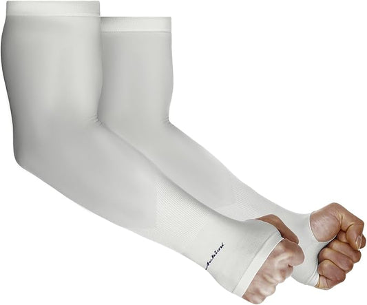 Achiou Arm Sleeves for Men Women, Sun Sleeves UV Protection Cooling Sports | Compression,Tattoo Sleeve Cover, Thumb Hole Design,Tattoo Cover Up, UPF 50+, Versatile Use for Basketball Football Volleyball