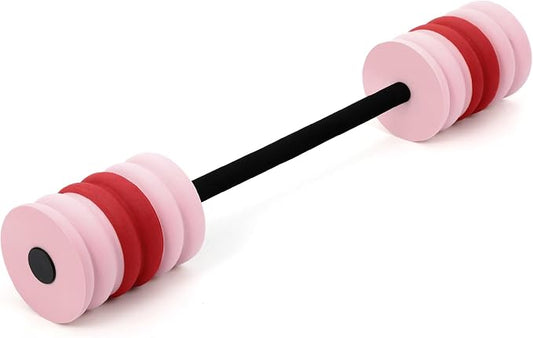 Soulchen Long Aquatic Exercise Dumbbells Pool Exercise Foam Water Weights Dumbbell Aquatic Pool Barbells with High Density EVA Foam for Swim Water Aerobics Workouts Loss
