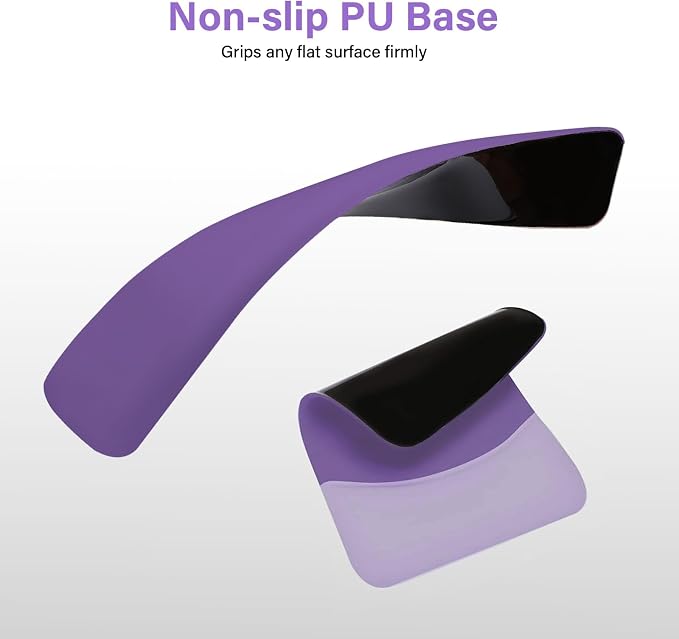 MOSISO Wrist Rest Support Mouse Pad & Keyboard Set, Imperial Purple | Rectangular Ergonomic Mousepad, Non-Slip Base, Home/Office Pain Relief & Easy Typing, Neoprene Cloth & Raised Silicone Lining