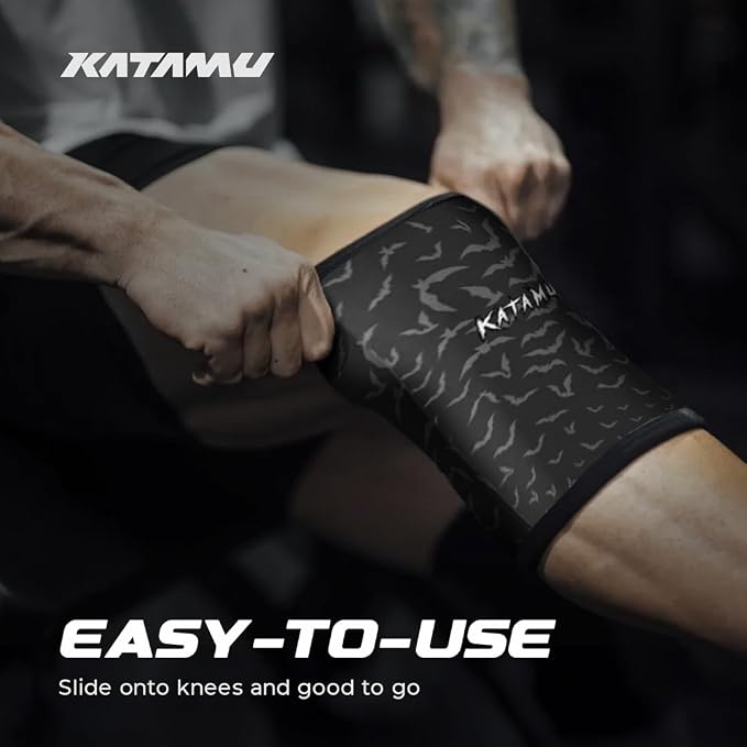 Batman 7mm Neoprene Knee Sleeves for Weightlifting — Premium | Compression Support for Men and Women, Powerlifting, Squats and Strength Training, IPL Pair