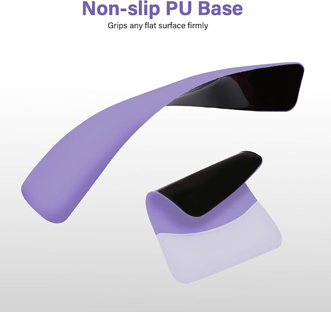 MOSISO Wrist Rest Support Mouse Pad & Keyboard Set, Purple | Rectangular Ergonomic Mousepad, Non-Slip Base, Home/Office Pain Relief & Easy Typing, Neoprene Cloth & Raised Silicone Lining