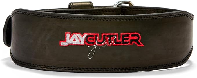 Schiek Jay Cutler Signature Leather Belt - Comfortable Weight Lifting Belt