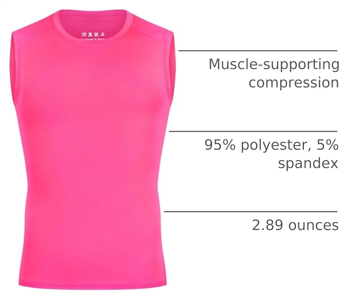 Youth Boys Sleeveless Compression Shirt Basketball Football Undershirt Quick Dry Kids Athletic Tank Tops for Workout