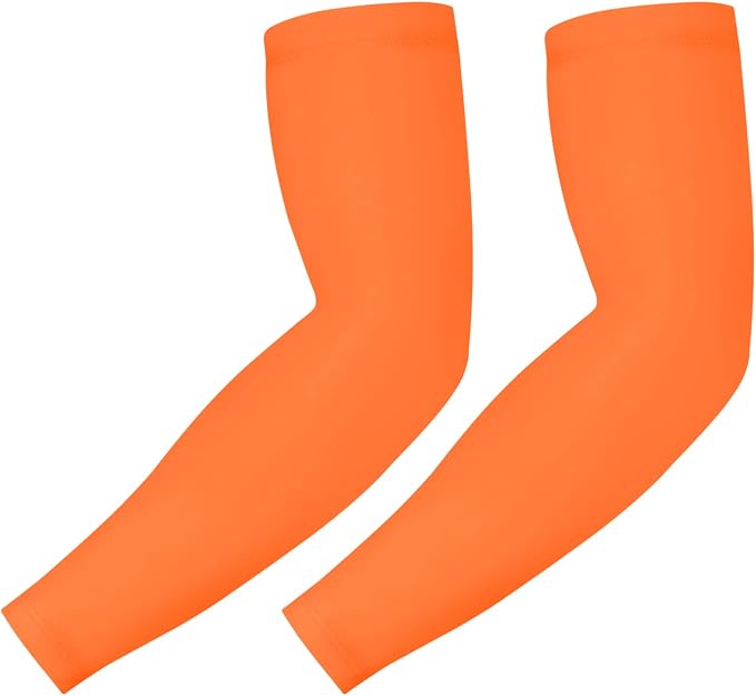 HDE Arm Compression Sleeves for Kids Basketball Shooting Sleeve Youth Sports Cooling Sun Protection Football Baseball 1 Pair