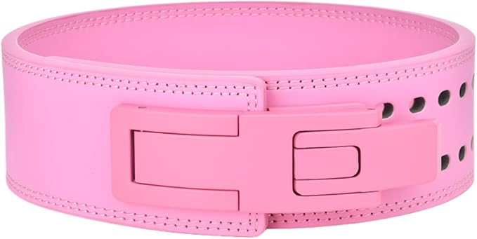 Weight Lifting Belt Adjustable Lever Belt for Powerlifting, Deadlift & Squat - Anti-Slip Waist Support, Core Stability, Durable Leather Fitness Accessories