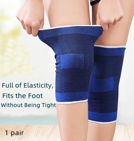 Knee Compression Sleeve For Women Men, Knee Braces for Knee Pain, Running Knee Brace, Knee Support For Knee Joint Pain (Blue)
