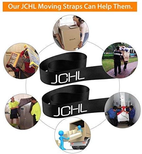 Moving Straps Moving and Lifting System for 2 Mover Adjustable Shoulder Lifting 4 Buckles Easily Move Lift Carry Secure Furniture Appliances Heavy Objects