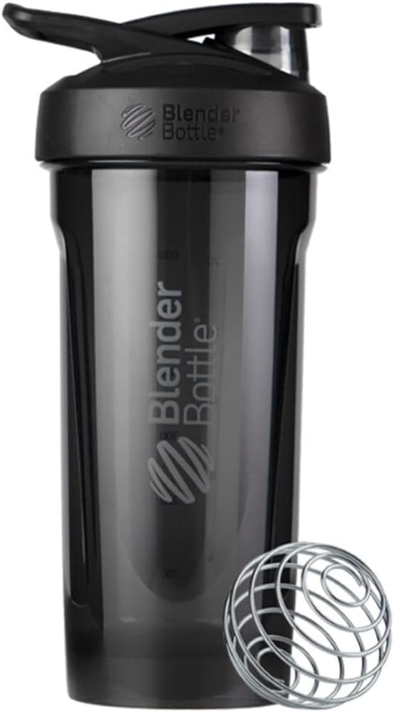 BlenderBottle Sport Flip Tritan Shaker Bottle 28 oz Black