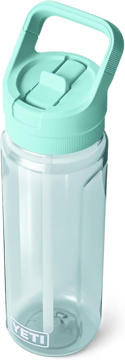 YETI Yonder 750 ml/25 oz Water Bottle with Yonder Straw Cap, Seafoam