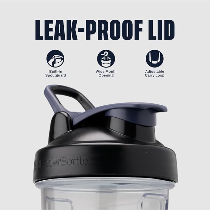 BlenderBottle ProSeries Tritan Shaker Bottle 24 oz Black