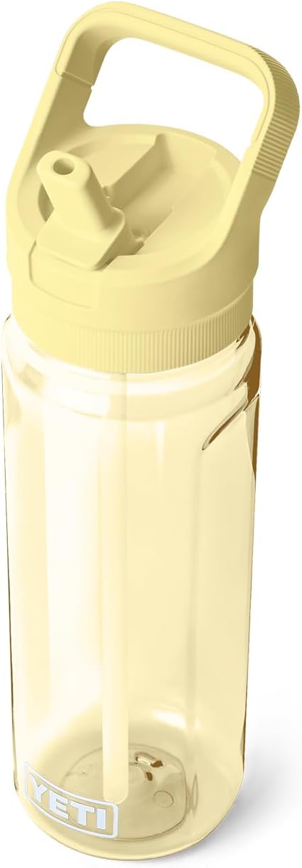 YETI Yonder 750 ml/25 oz Water Bottle with Yonder Straw Cap, Daybreak Yellow