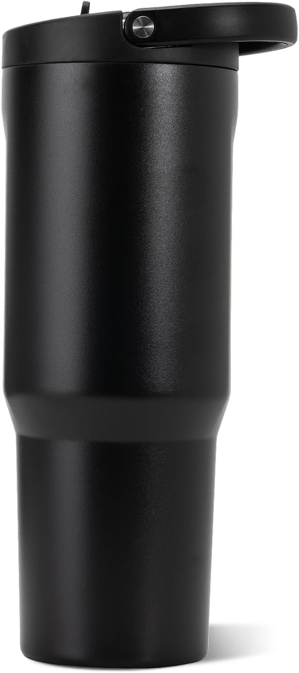 HydroJug Sport 32 oz Insulated Stainless Steel Water Bottle, Black