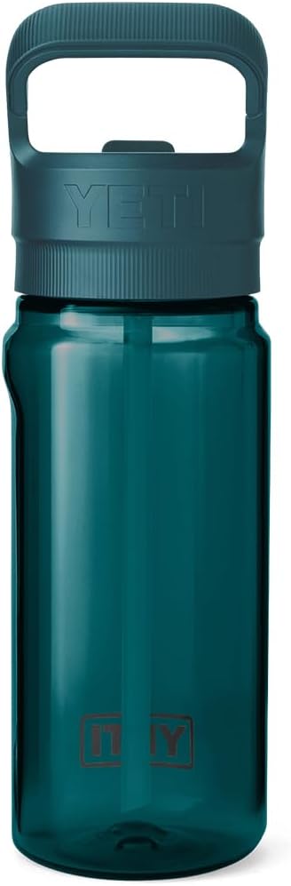 YETI Yonder 600 ml/20 oz Water Bottle with Yonder Straw Cap, Agave Teal