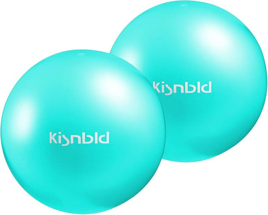 kisnbld Small Exercise Ball, 9 Inch Mini Pilates Ball, Anti Burst and Slip Resistant Mini Yoga Ball for Stability, Fitness, Physical Therapy, Stretching & Core Strength Workout at Home Gym & Office