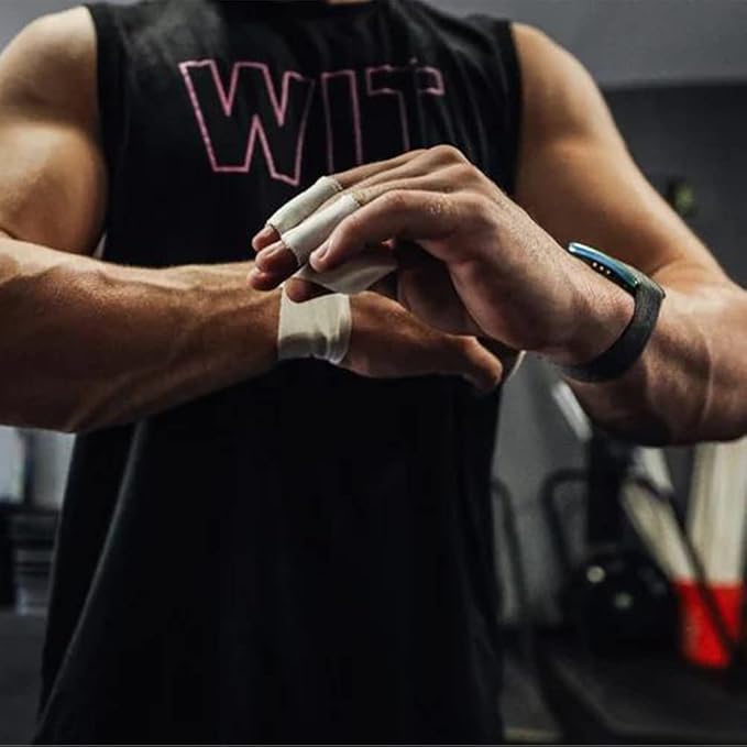 ADMITRY Athletic Tape,5 Pack White Sports Tape | Very Strong No Sticky Residue Wrist Ankle Tape for Gymnastics Boxing Lacrosse Climbing Hockey Bat