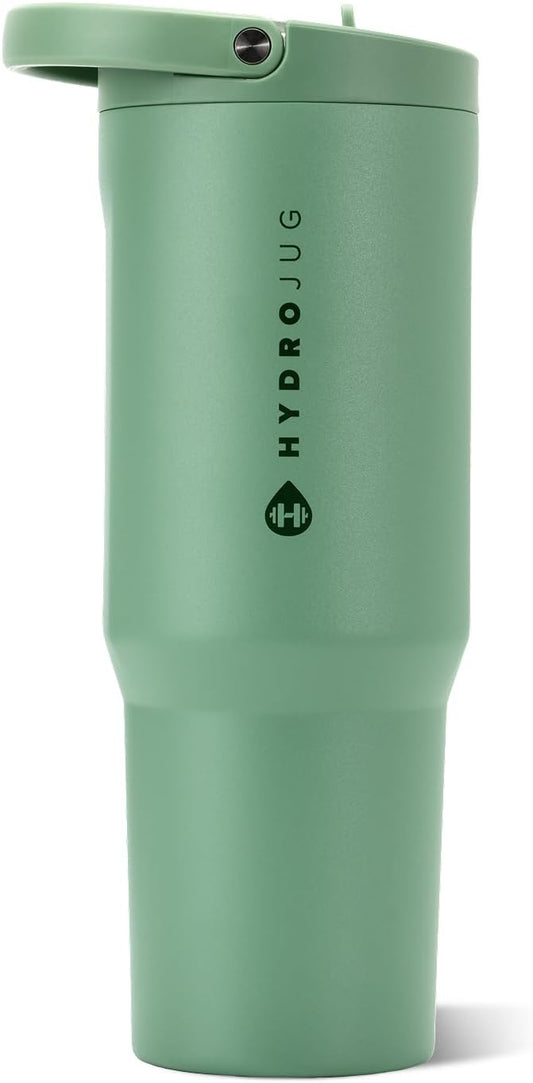HydroJug Sport 32 oz Insulated Stainless Steel Water Bottle, Sage