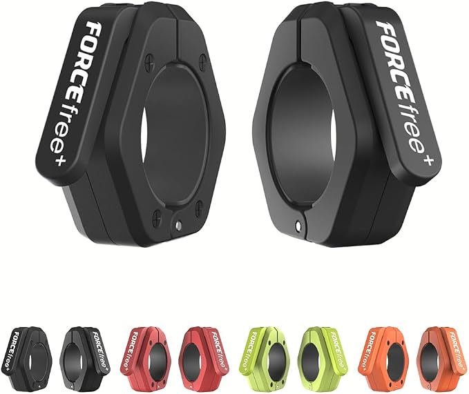 Barbell Clips (Pair), Barbell Clamps, Quick Release Olympic Barbell Clamps with Anti Slip TPR Grip, Barbell Collars for Secure Weightlifting & Powerlifting