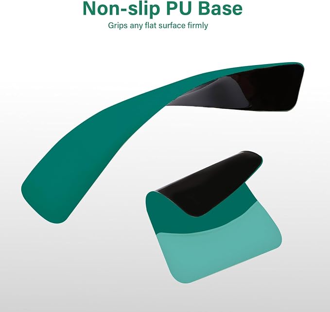 MOSISO Wrist Rest Support Mouse Pad & Keyboard Set, Teal Green | Rectangular Ergonomic Mousepad, Non-Slip Base, Home/Office Pain Relief & Easy Typing, Neoprene Cloth & Raised Silicone Lining