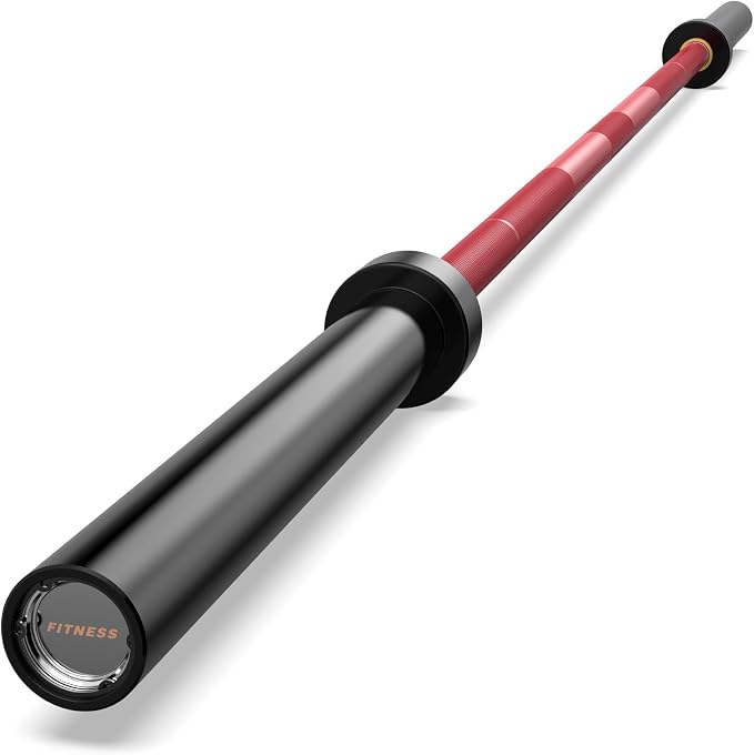 HANDBODE Olympic Barbell, 4FT, 5FT, 6FT & 7FT Weight Bar, Multiple Options | 2-Inch Needle Bearings, Hard Chrome Coating, Knurled Grip, Powerlifting, Bench Press, Deadlift, Squat, Hip Thrusts And Cleans