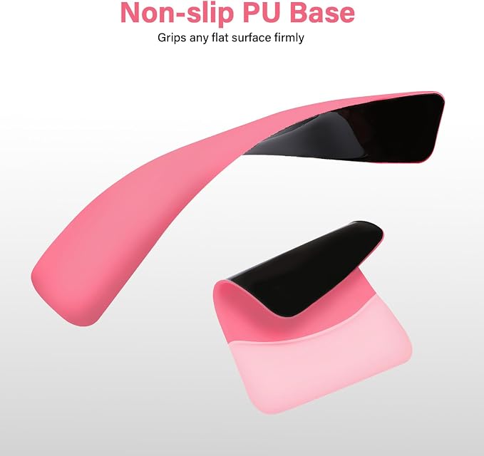 MOSISO Wrist Rest Support Mouse Pad & Keyboard Set, Melon Pink | Rectangular Ergonomic Mousepad, Non-Slip Base, Home/Office Pain Relief & Easy Typing, Neoprene Cloth & Raised Silicone Lining