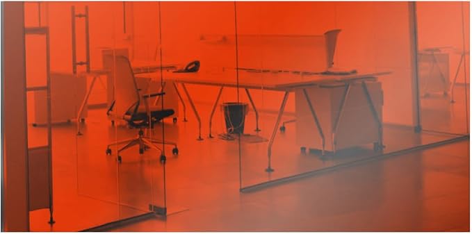Marketing Holders Acrylic Mirror 12" x 48" Rectangular Orange Tile Reflective Frameless Sheet Home Party Seasonal Decor Gallery Wall Art DIY Projects
