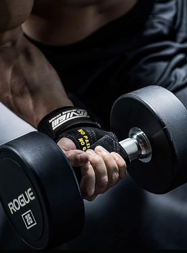 TAVIEW Wrist Straps for Weightlifting for Maximum Grip Support - Lifting Deadlift Strap & Weight Lifting Grips Gloves for Working Out Pull Up Deadlifting & Shrugs