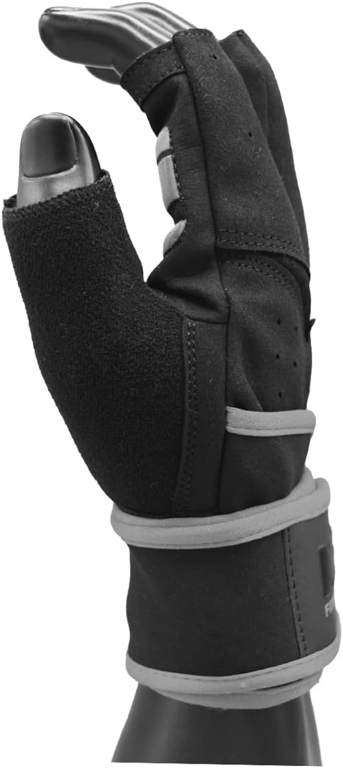 MRX Weightlifting Gloves for Men Workout Gloves Mens Wrist Support Lifting Gloves Male Gym Gloves | Workout Gym Accessories for Men Weight Lifting Fingerless Gym Exercise for Powerlifting