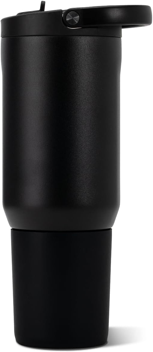 HydroJug Sport 20 oz Insulated Stainless Steel Water Bottle, Black