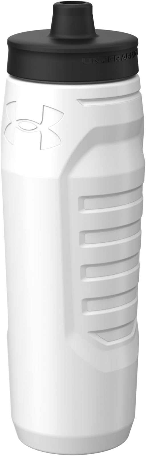 Under Armour Squeeze Water Bottles, 32 oz Water Bottles, Sideline Sports Water Bottle with Quick-Shot Lid, Quick & Easy Hydration, Gym Water Bottles, Squeeze Bottle, 1 32oz Bottle