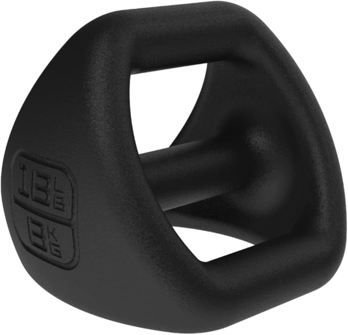 TRX YBell Pro Series 3-in-1 Dumbbell, Kettlebell and Push Up Stand Workout Equipment | Commercial Grade Powder Coated Surface | Perfect for Strength Training & Conditioning Workouts