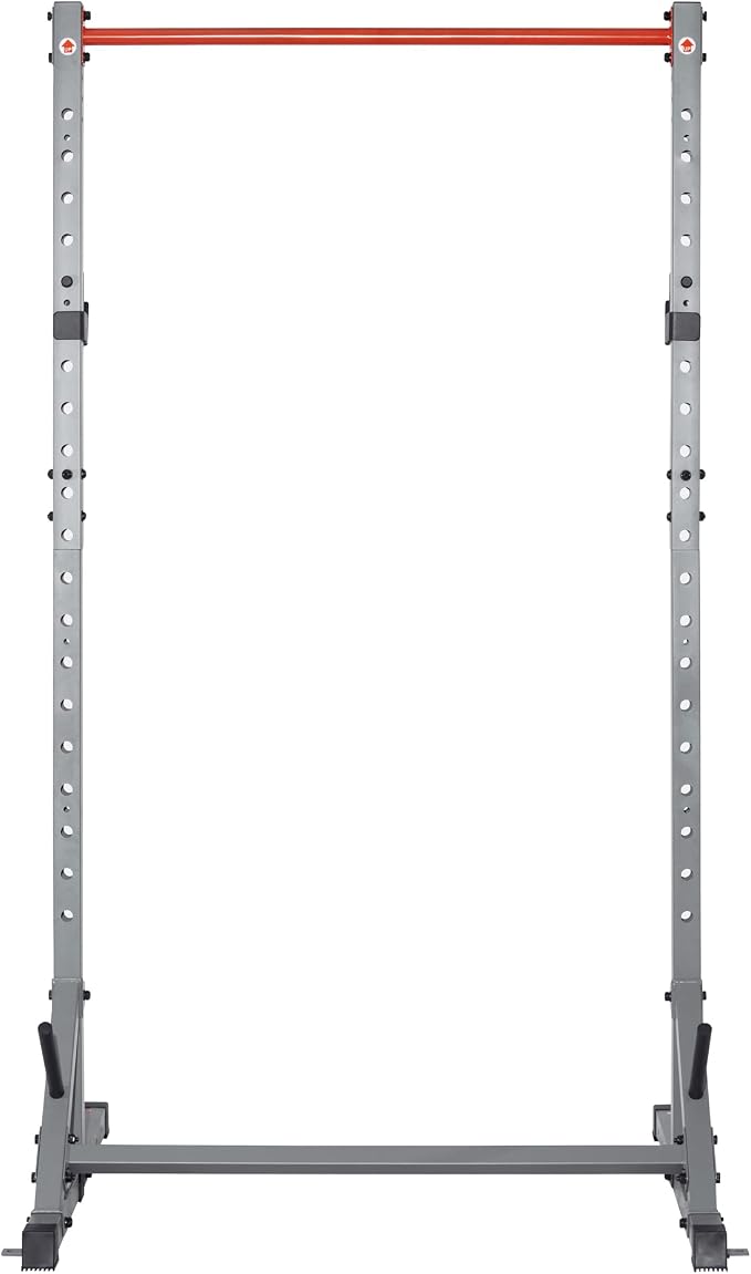 Sunny Health & Fitness Multifunctional Strength Training Home Gym – Complete Workout Equipment with Training Attachments, Optional Squat Stand, Power Rack Cage, Adjustable Incline Bench