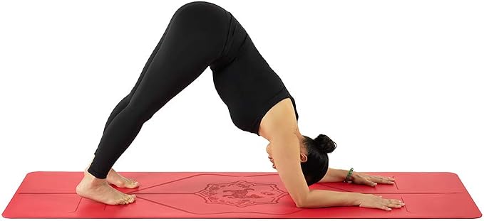 Liforme Zodiac Yoga Mat - Patented Alignment Design, Advanced Non-Slip Grip | Eco-friendly, Non-Toxic, Sweat-Resistant, long, wide, 4.2mm thick mat for comfort, recommended for Hot Yoga, Free Yoga Bag