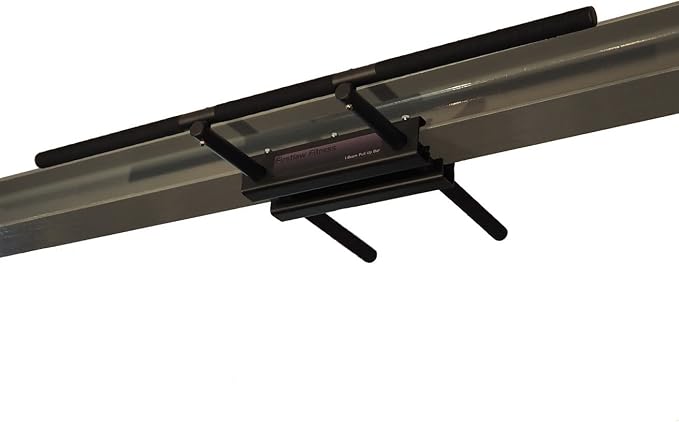 600 LBS Weight Limit - I-Beam Pull Up Bar - Straight Long Bar - Grip Tape.