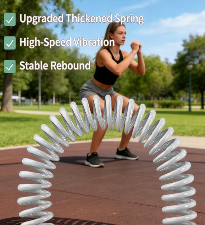 2PCS Weighted Ropeless Battle Ropes for Home Gym, Heavy Duty Arm Exerciser for Strength Training, Portable Battle Rope for Advanced Workouts and Core Muscle Building (Pink 3)