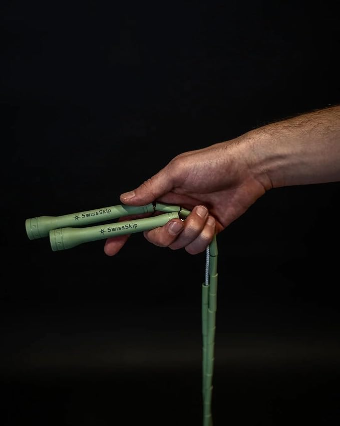 Swissskip Beaded Jump Rope Swissskip by Dayan Kolev; Unique Beaded Rope for Mastering Jump Rope Skills and Tricks