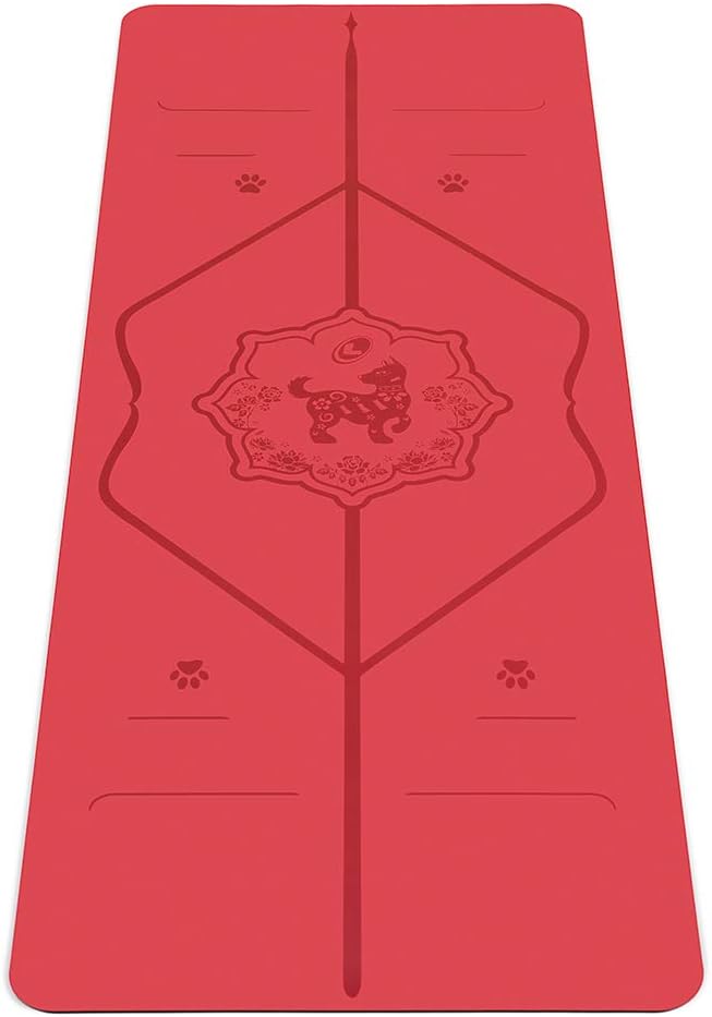 Liforme Zodiac Yoga Mat - Patented Alignment Design, Advanced Non-Slip Grip | Eco-friendly, Non-Toxic, Sweat-Resistant, long, wide, 4.2mm thick mat for comfort, recommended for Hot Yoga, Free Yoga Bag