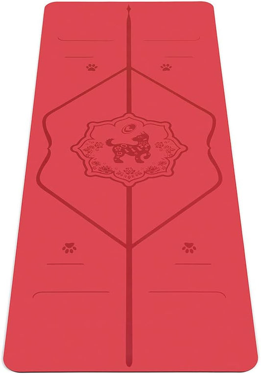 Liforme Zodiac Yoga Mat - Patented Alignment Design, Advanced Non-Slip Grip | Eco-friendly, Non-Toxic, Sweat-Resistant, long, wide, 4.2mm thick mat for comfort, recommended for Hot Yoga, Free Yoga Bag